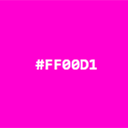 Hot Magenta #FF00D1